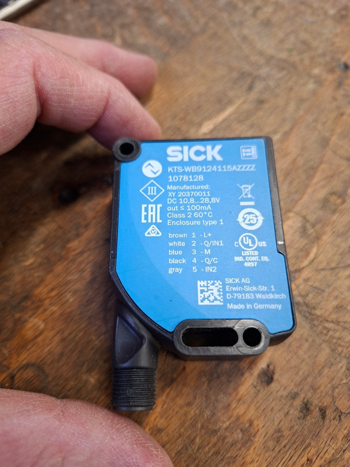 10 x SICK KTS-WB9124115AZZZZ Contrast Sensor, Ophalen, Nieuw