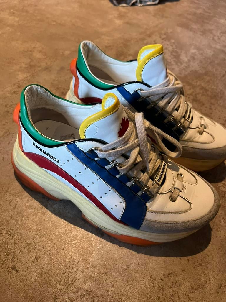DSQUARED2 sneakers maat 39 origineel zgan, Wit, G, Ophalen of Verzenden, Dsquared2