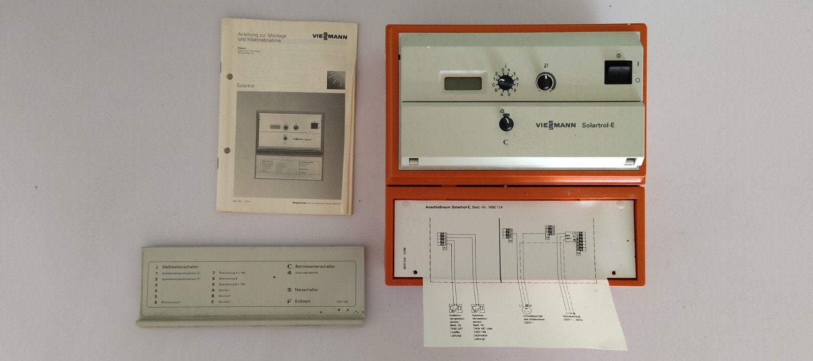 Viessmann Solartrol-E Solarregelaar met handleiding, Ophalen of Verzenden, Zo goed als nieuw, Minder dan 60 cm, Overige typen