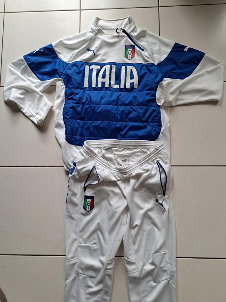 Puma Italië Trainingspak -xxl, Kleding | Heren, Sportkleding, Puma, Blauw, Overige maten, Ophalen of Verzenden