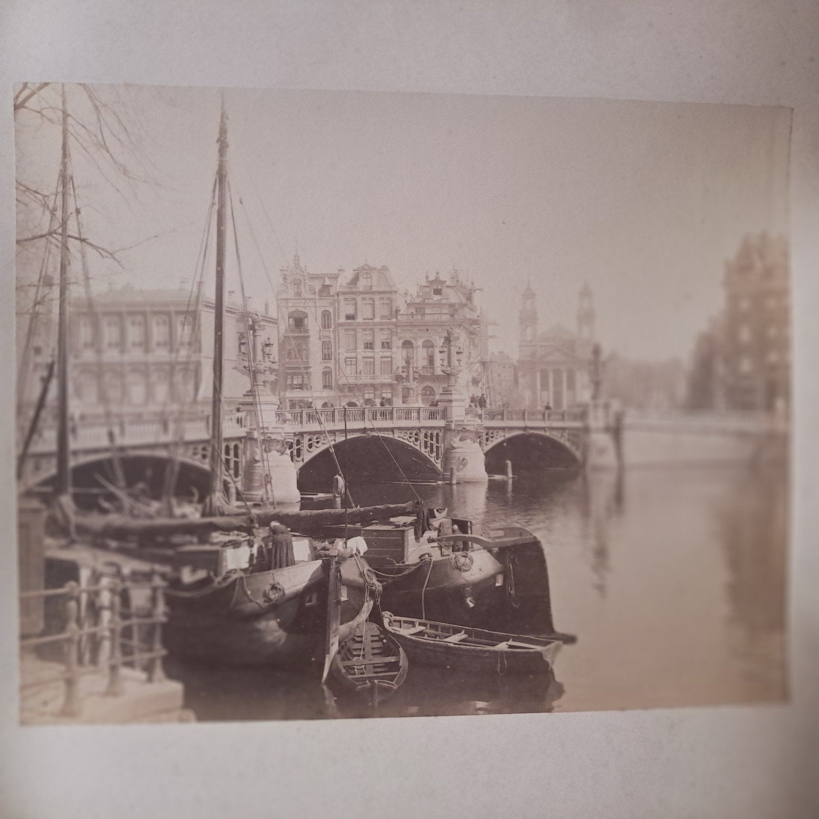 Album met antieke foto s Amsterdam 1880-1902, Ophalen of Verzenden, Voor 1940, Gebruikt