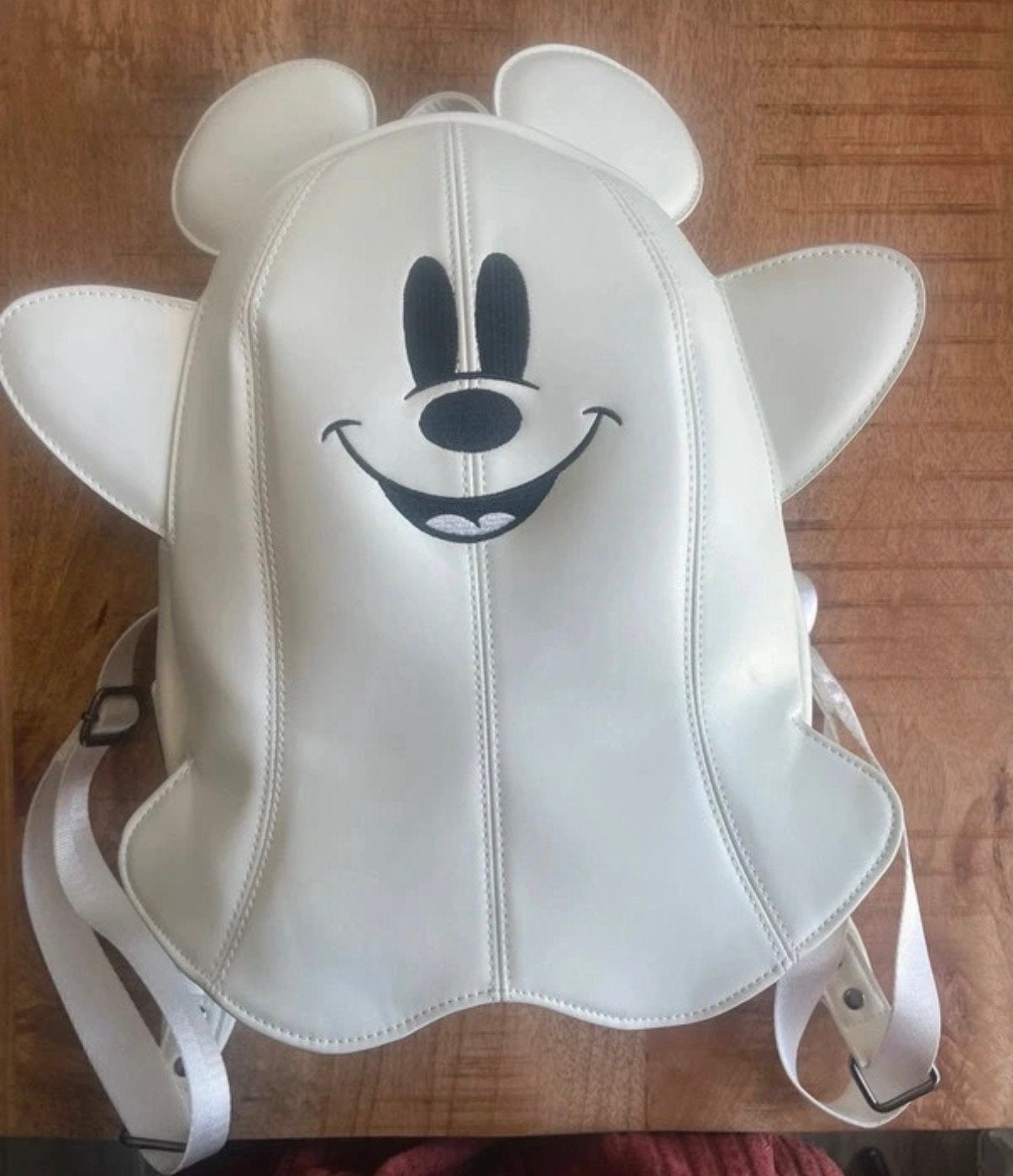 Nieuwe Glow in the Dark Mickey Spook loungefly met Kaartjes, Ophalen, Minder dan 30 cm, Disney of Dora, Nieuw