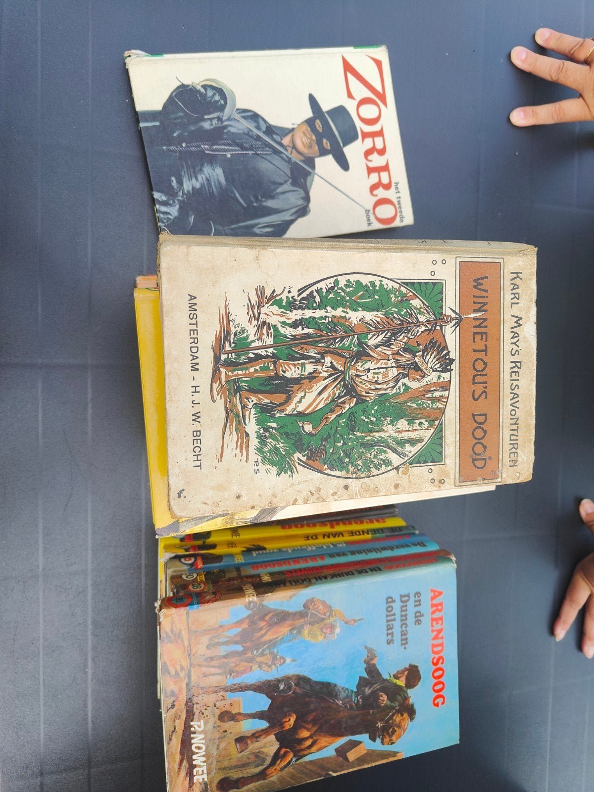 Grote collectie jeugdboeken: Zorro, Arendsoog, Winnetou, Ophalen