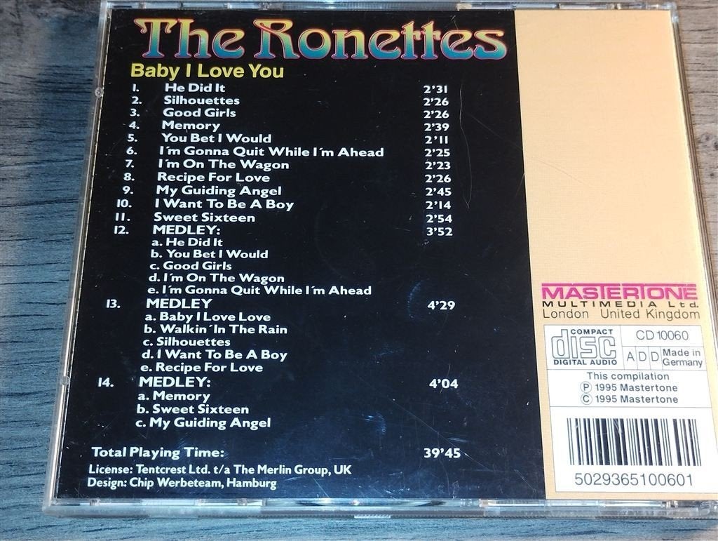 The Ronettes - Baby I Love You, Ophalen of Verzenden, Zo goed als nieuw
