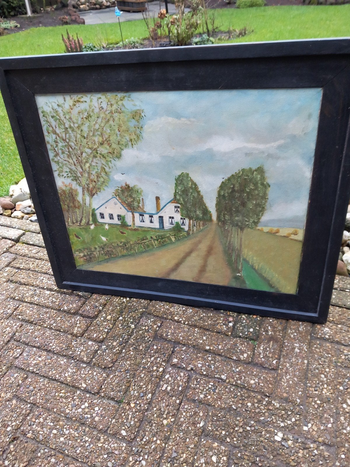 schilderij, Antiek en Kunst, Kunst | Schilderijen | Klassiek, Ophalen of Verzenden