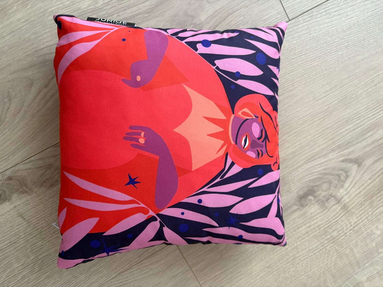 Nieuw Juniqe sierkussen 30x30cm - Kleurig en uniek!, Overige merken, Meerkleurig, Met print, Vierkant