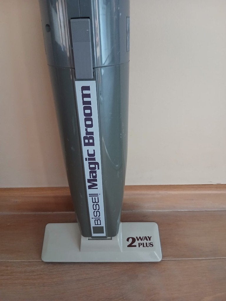 vintage stofzuiger Bisell: Magic Broom, Witgoed en Apparatuur, Stofzuigers, Ophalen, Gebruikt, Steelstofzuiger, Overige merken