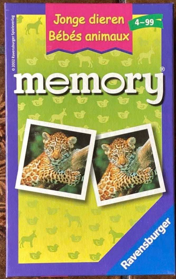 memory Jonge Dieren met 48 kaarten, Ophalen of Verzenden, Zo goed als nieuw