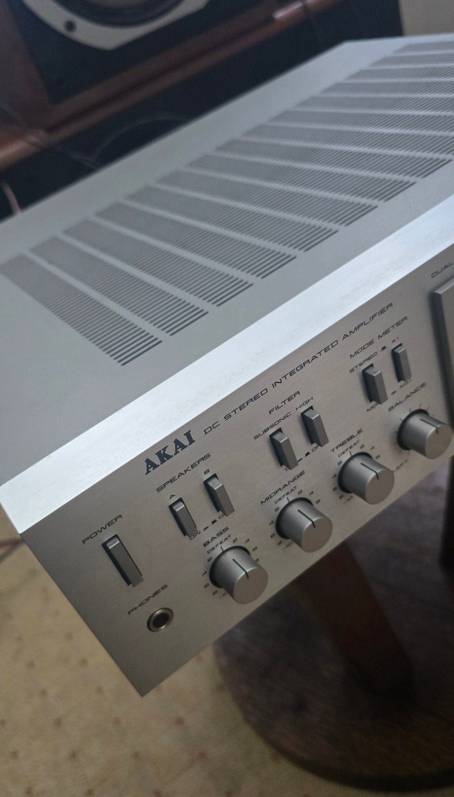 Akai AM-U04 DC Stereo Geïntegreerde Versterker, Audio, Tv en Foto, Versterkers en Receivers, Overige merken, Gebruikt, Ophalen of Verzenden