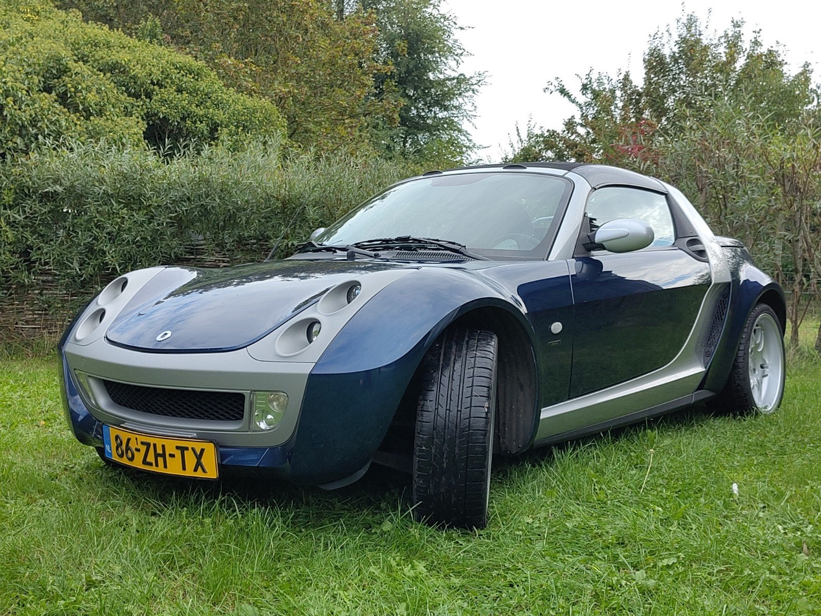 Smart Roadster 0.7 100KW AUT 2008 Blauw, Auto's, Automaat, Dealer onderhouden, Achterwielaandrijving, Blauw