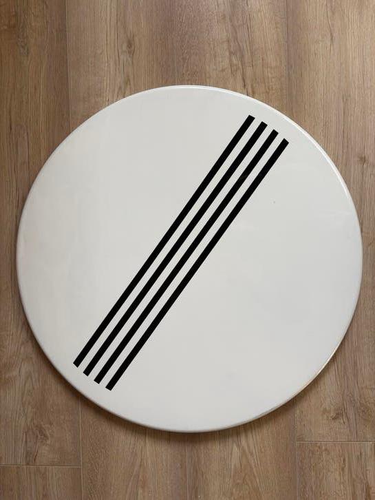 Verkeersbord einde verboden diameter 60 cm, Ophalen, Zo goed als nieuw, Reclamebord
