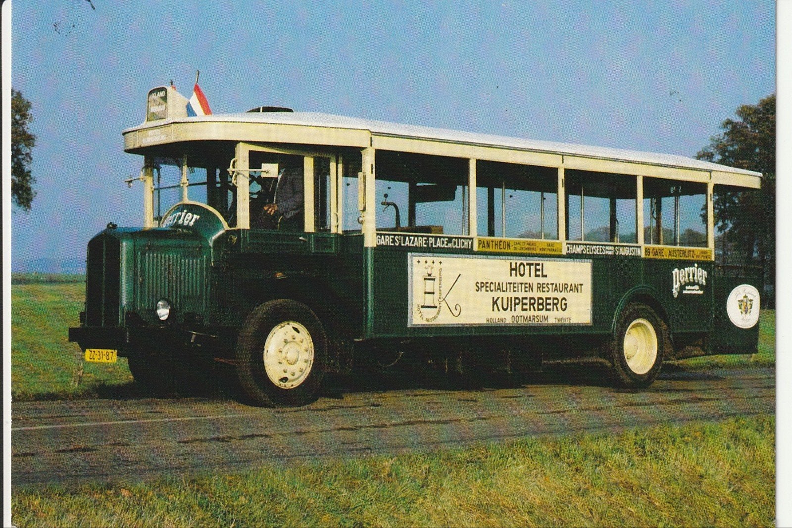 OOTMARSUM HOTEL REST. DE KUIPERBERG PARIJSE LATIL STADBUS, Ophalen of Verzenden, 1980 tot heden, Ongelopen, Overijssel