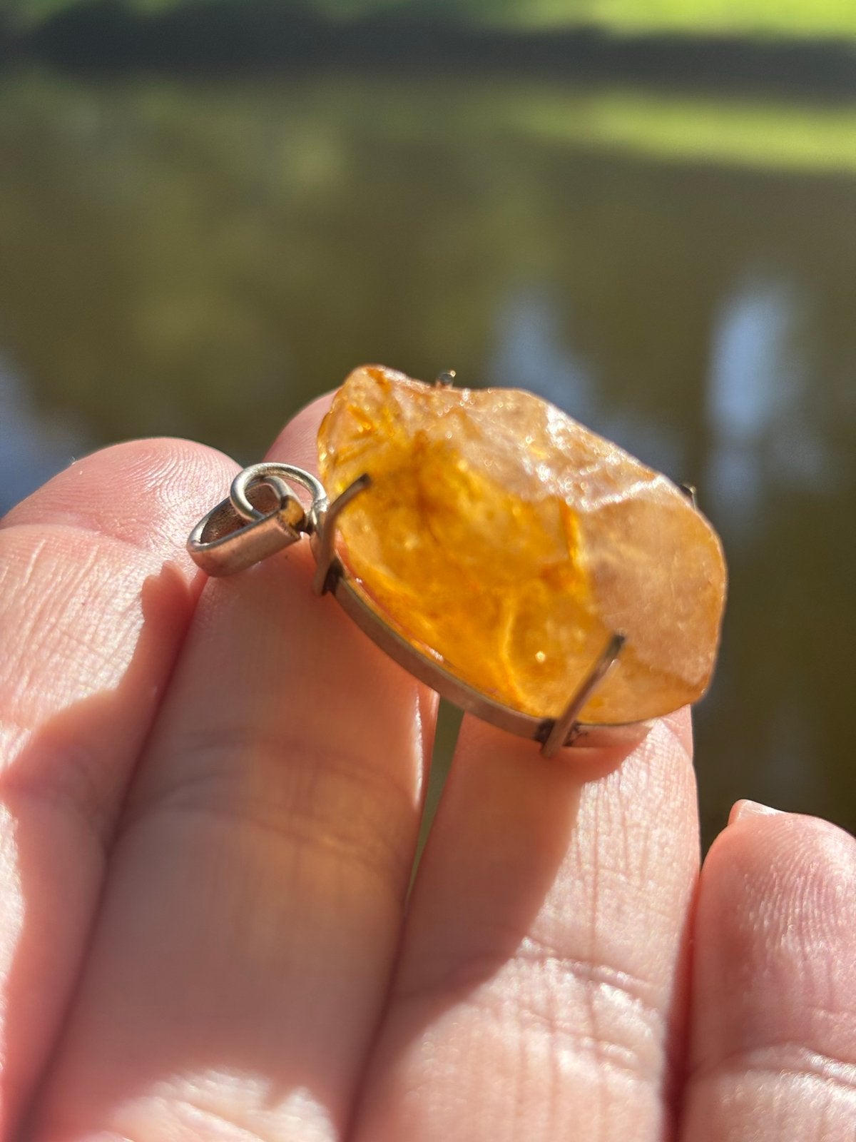 Citrien Edelsteenhanger Natuurlijke Sieraden Edelstenen, Overige voorstellingen, Vanbeeksaar4@gmail.com, Geel, Nieuw