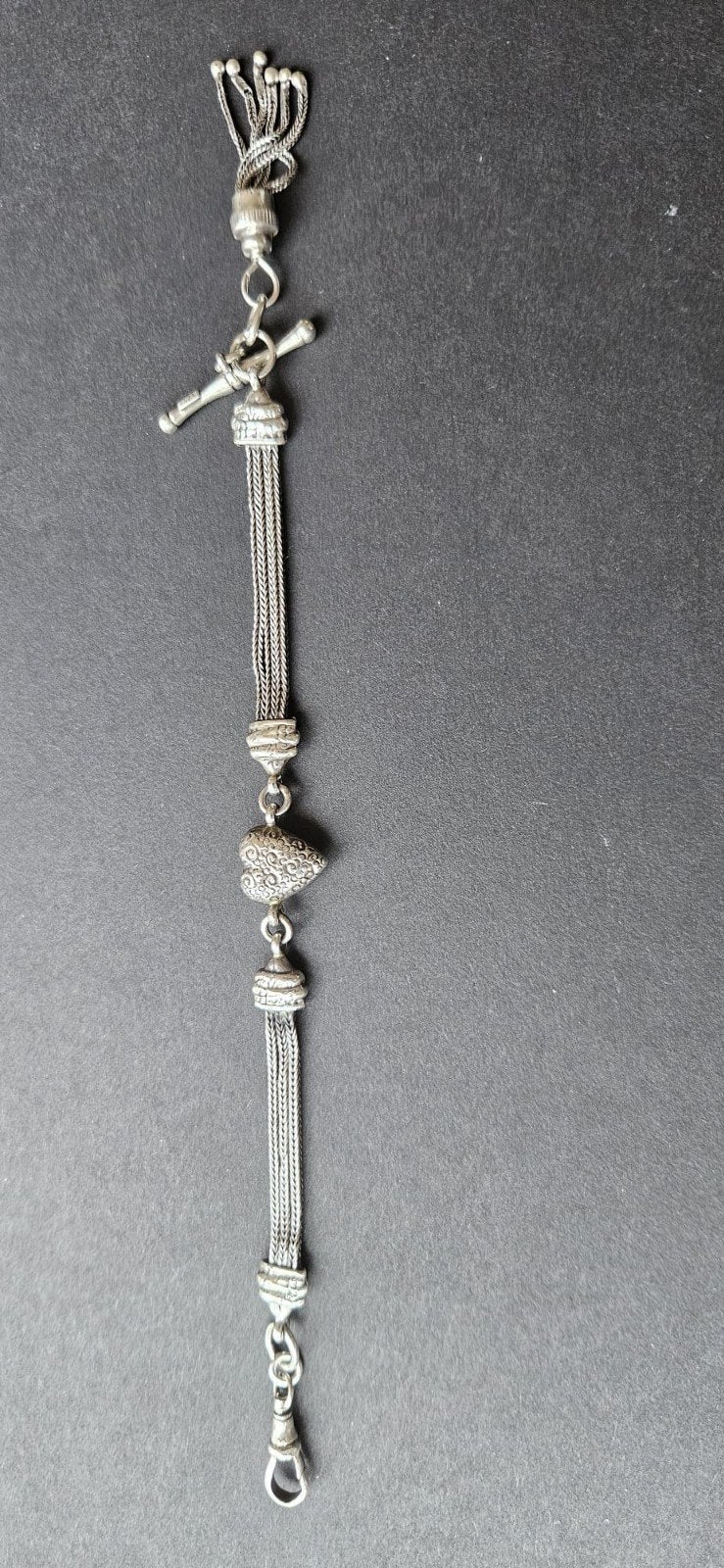 Antieke horlogeketting., Ophalen of Verzenden, Zilver