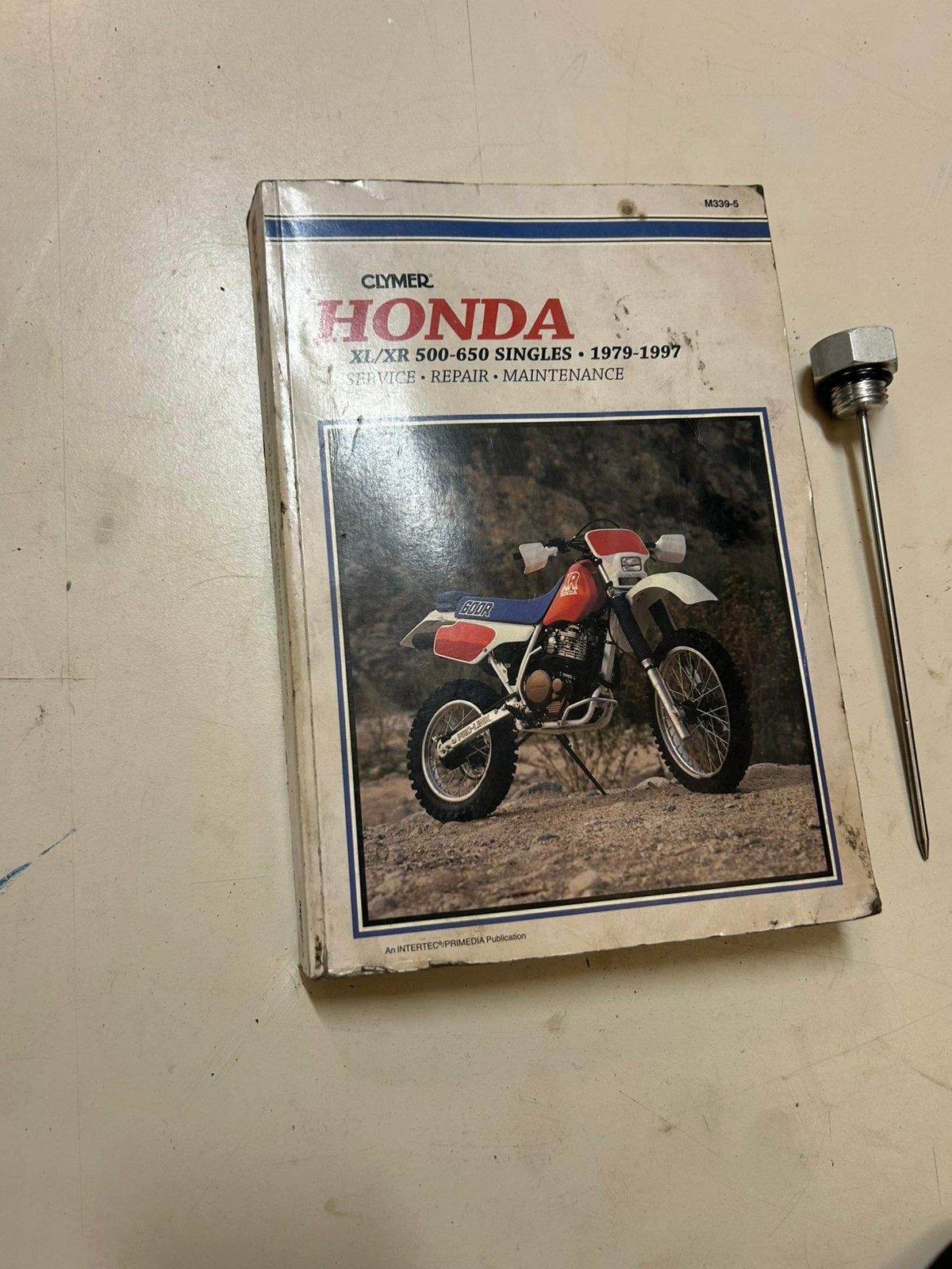 Clymer honda xr xl werkplaats handboek, Ophalen, Gelezen