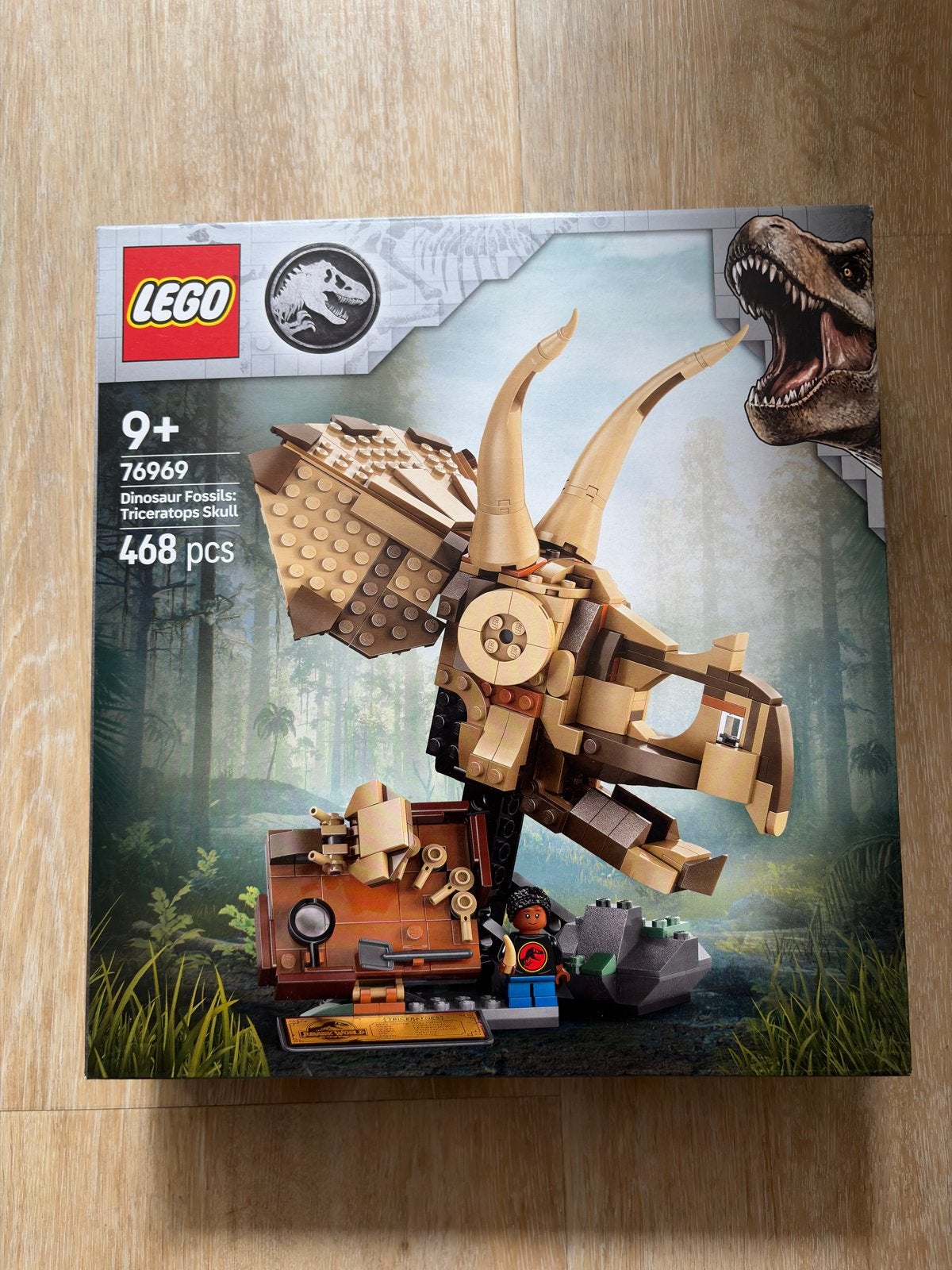 LEGO 76969 - Jurassic World Triceratops Fossiel (Nieuw), Jurassic World, Lego, Nieuw, Ophalen of Verzenden