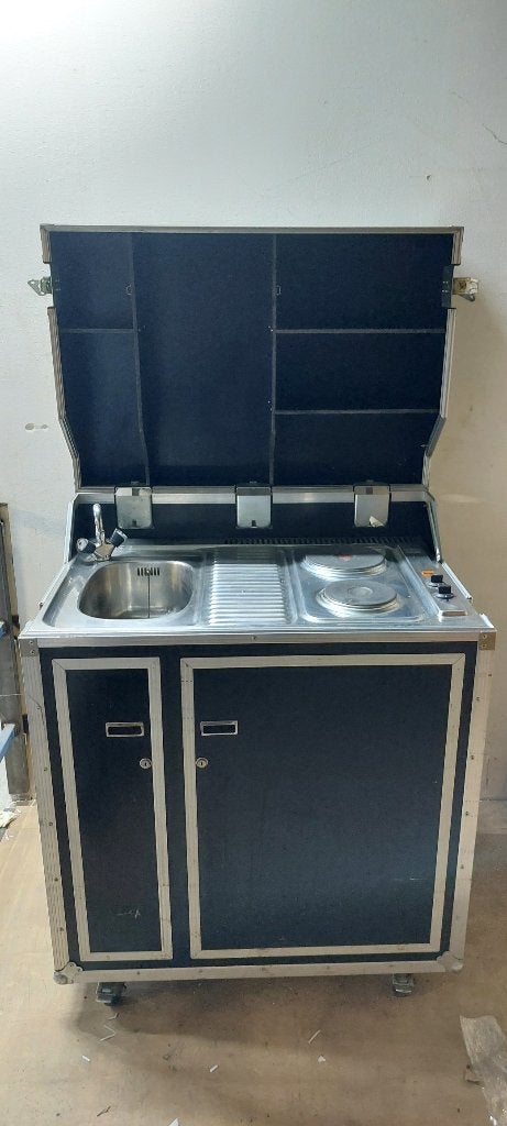 Prijs vanaf €250,- flightcase keuken / Kitcase / Noodkeuken, Ophalen, Gebruikt, Overige instrumenten, Flightcase