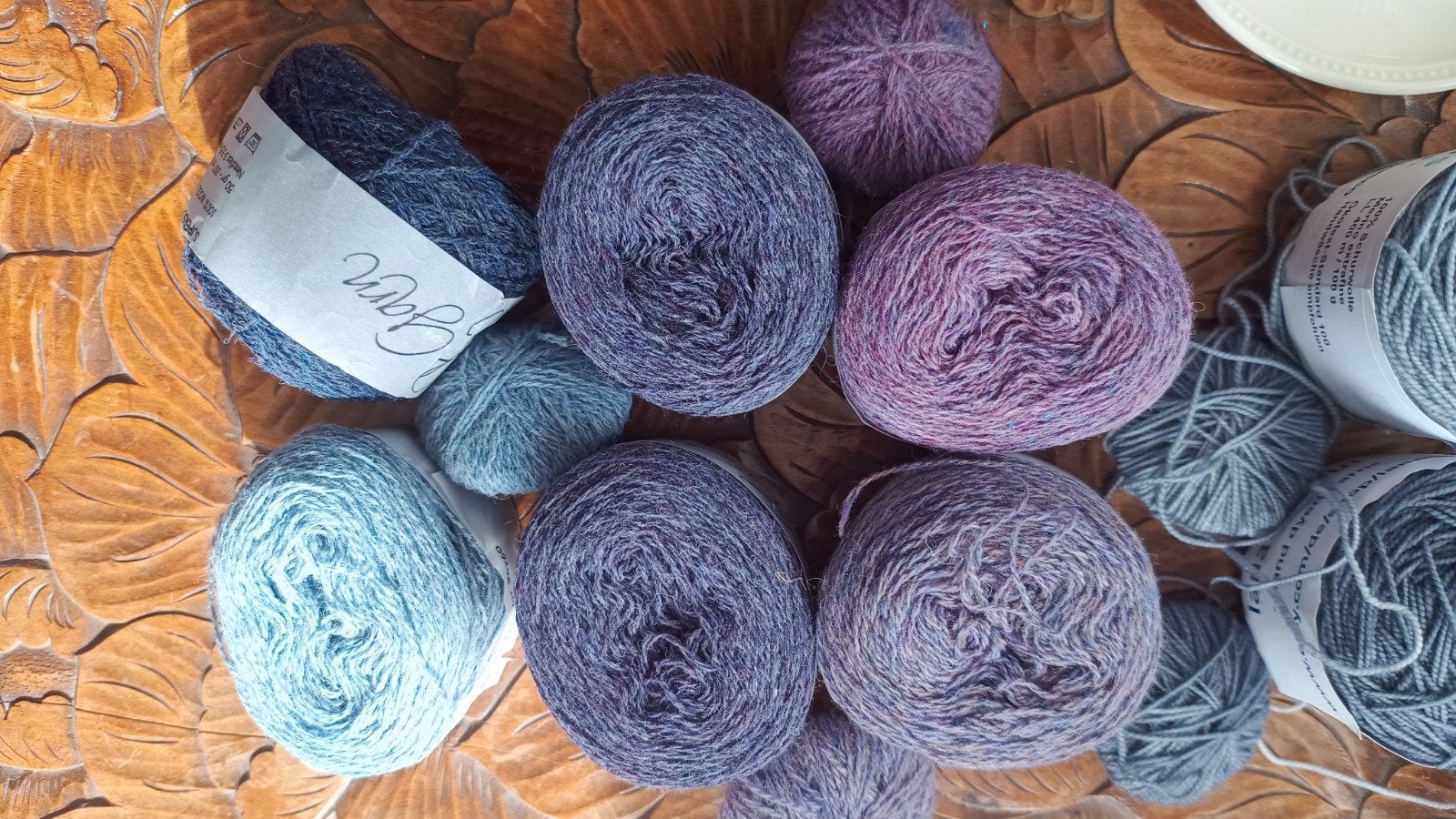 Merino wolpakket, deels handgeverfd, ca.500gr. voor MKAL2026, Verzenden, Zo goed als nieuw, Breien, Wol of Garen