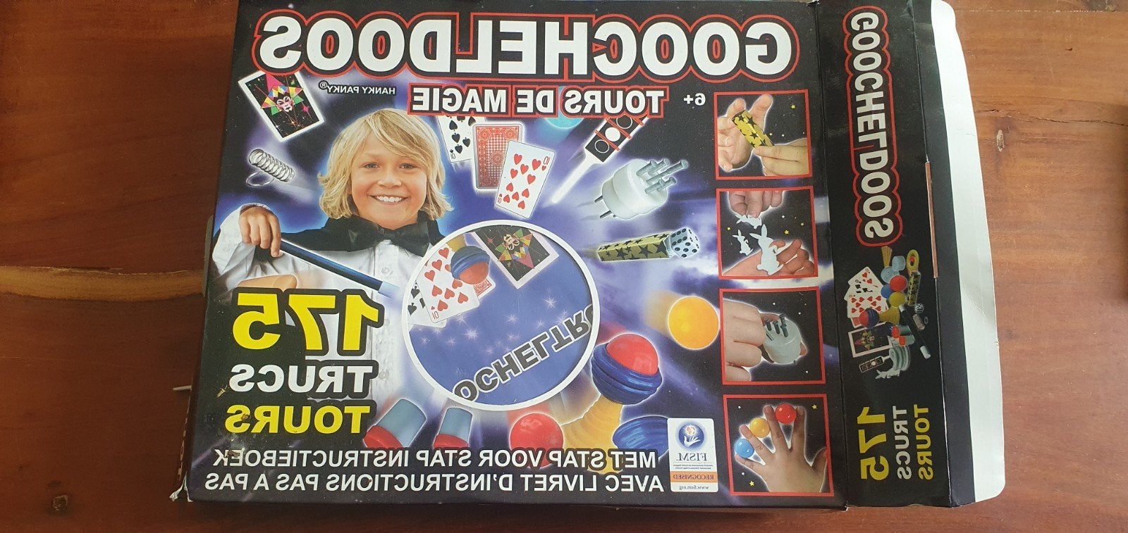 Grote goocheldoos met 125 trucs - Compleet!, Ophalen of Verzenden, Zo goed als nieuw, Jongen of Meisje