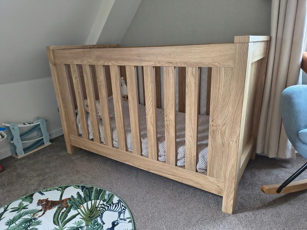 Babykamer meubelset houtkleurig, Ophalen, Gebruikt, Jongetje of Meisje