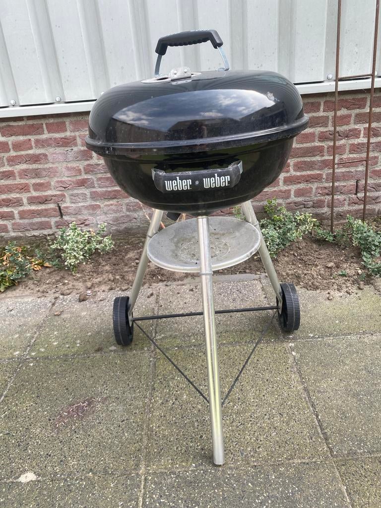 Weber Compact Kettle Houtskoolbarbecue 47 cm, Ophalen, Zo goed als nieuw