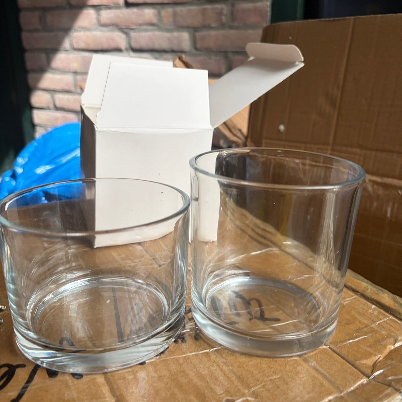 Partij kaarsenglazen – 250 stuks – 18 oz – Alleen ophalen, Ophalen, Nieuw