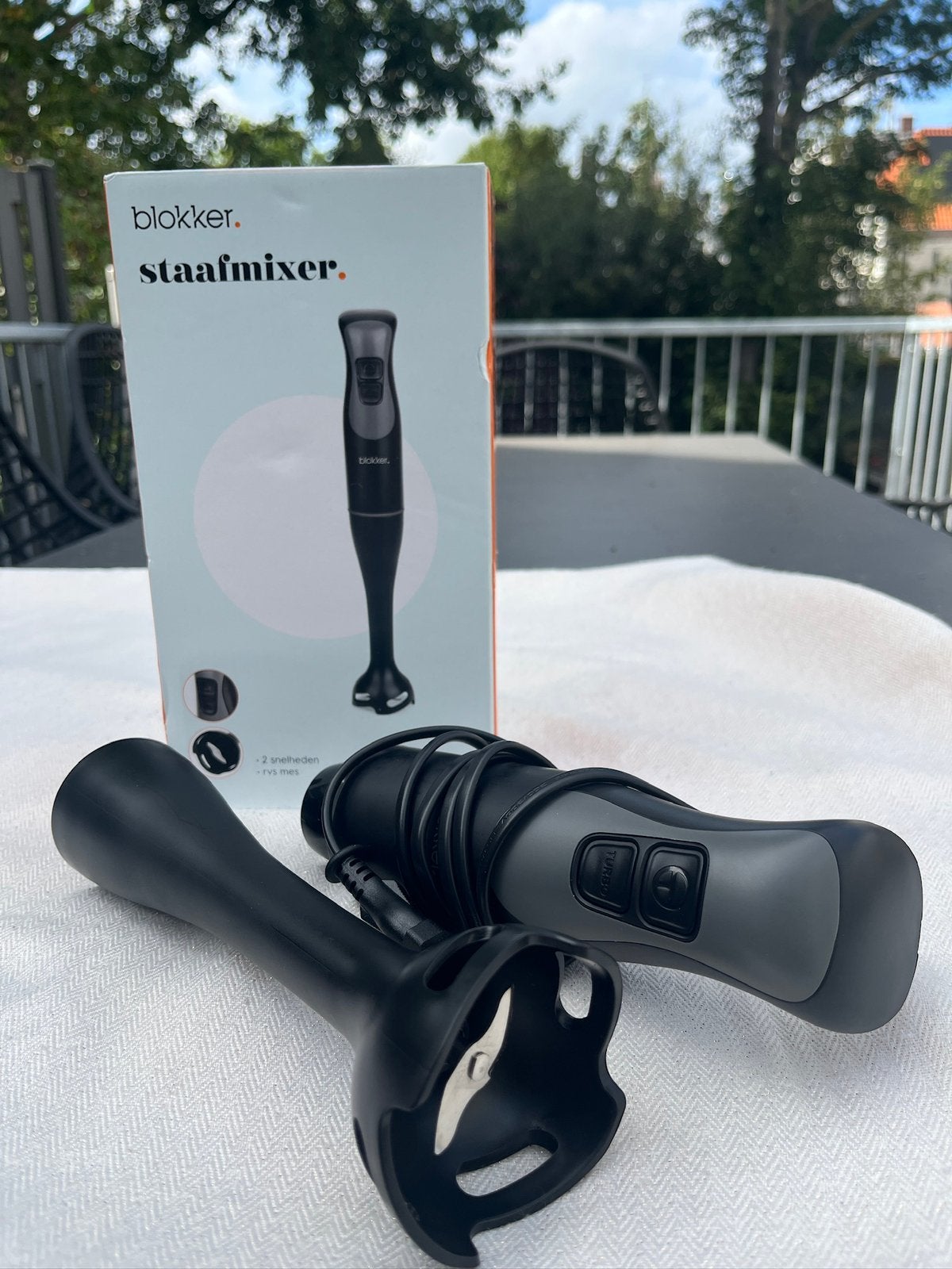 Staafmixer / Blender 350W met doos – Zo goed als nieuw, Ophalen of Verzenden, Zo goed als nieuw, Haarverzorging