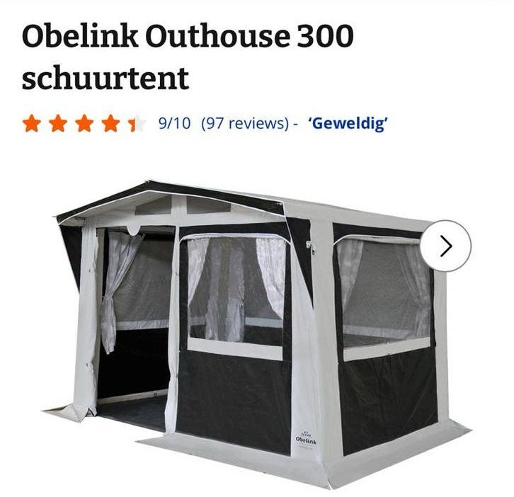 Obelink Schuurtent, Ophalen of Verzenden, Zo goed als nieuw