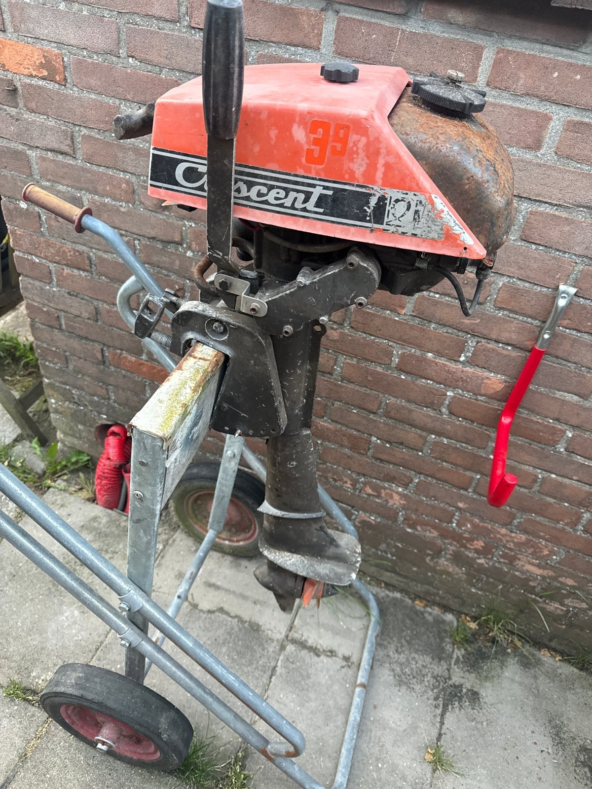 Crescent 3.9 PK Aanhangmotor - Gebruikt voor onderdelen, Ophalen of Verzenden, Gebruikt