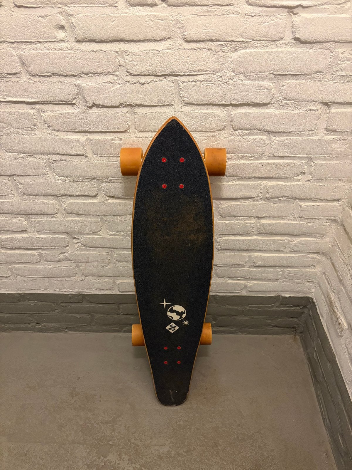 Space-thema Longboard, Ophalen, Zo goed als nieuw, Skateboard, Longboard