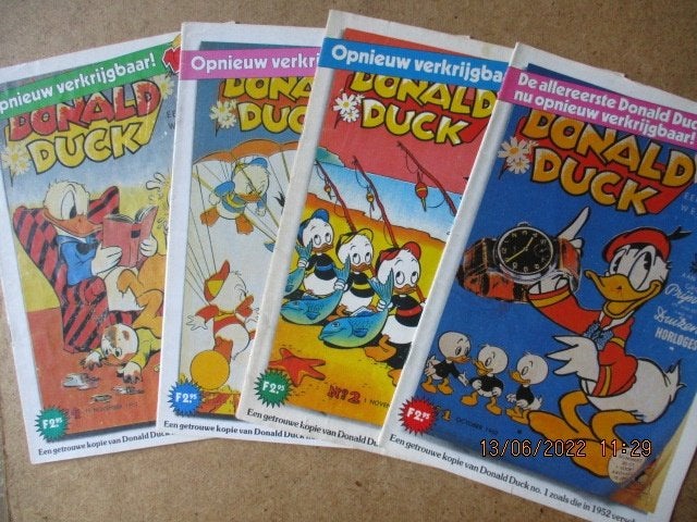 adv6673 donald duck weekblad herdruk 3, Meerdere stripboeken, Ophalen, Gelezen