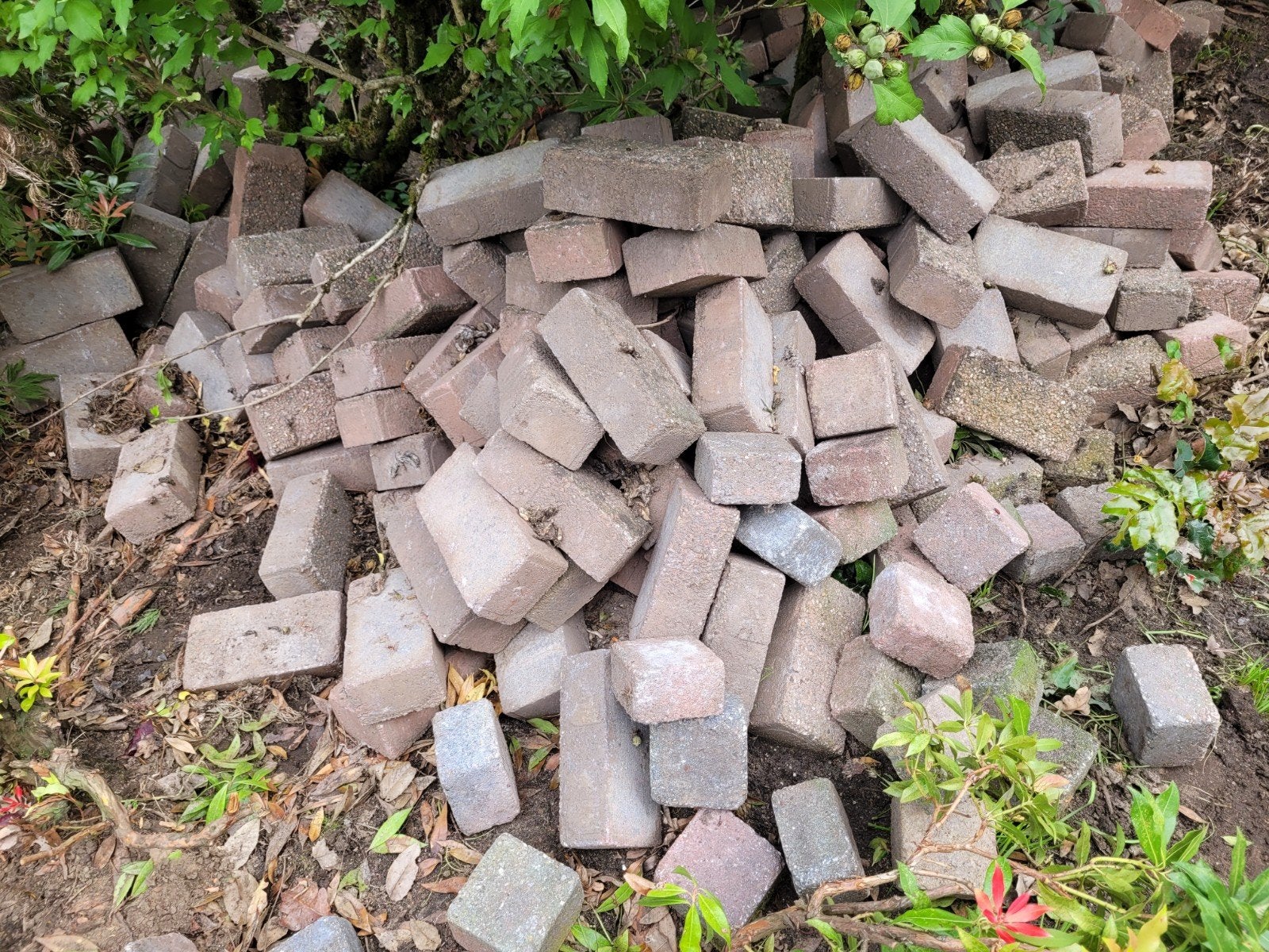 Klinkers gratis, Ophalen, Gebruikt, Beton, Klinkers