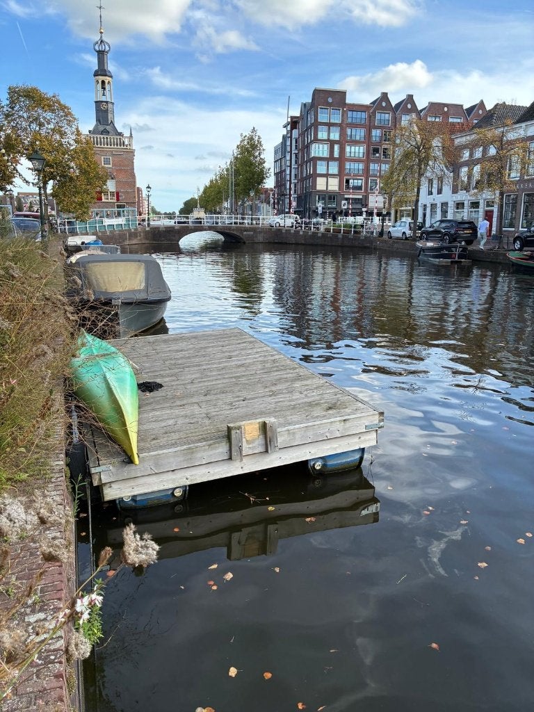 Drijvend vlonder / ponton / terras / steiger / werkvlot, Ophalen, Gebruikt