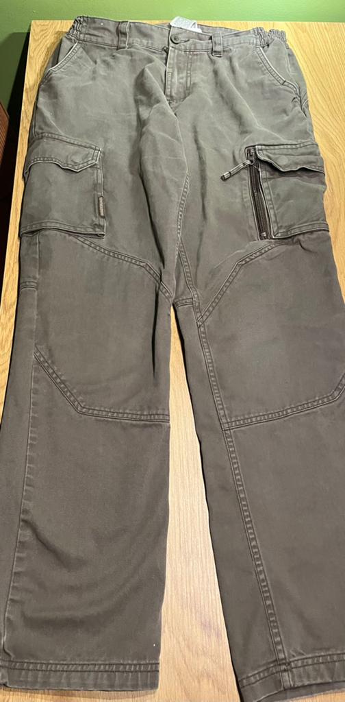Stevige outdoorbroek cargo solognac M, Ophalen of Verzenden, Gedragen, Maat 48/50 (M), Groen