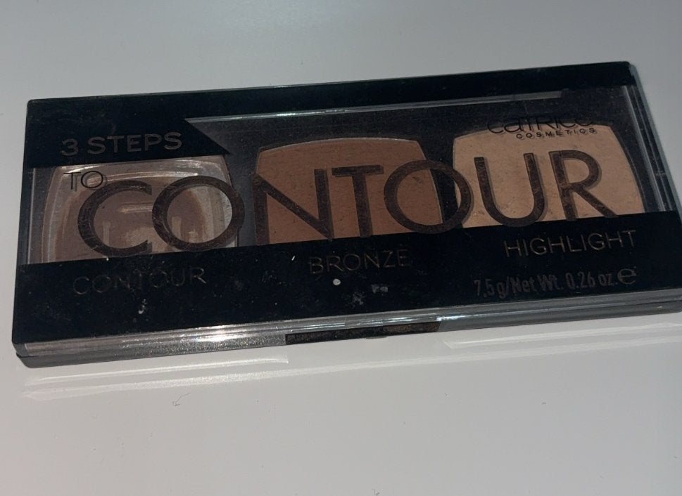 Catrice 3 Steps To Contour Palette, Gebruikt, Bruin, Gehele gezicht, Ophalen of Verzenden