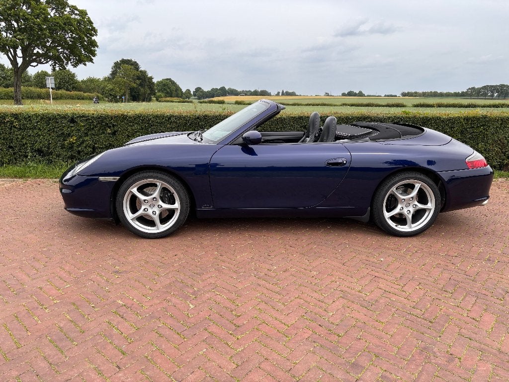 Porsche 996 (911) 3.6 cabrio, zeer goede staat, Auto's, Achterwielaandrijving, Zwart, Cabriolet, Blauw