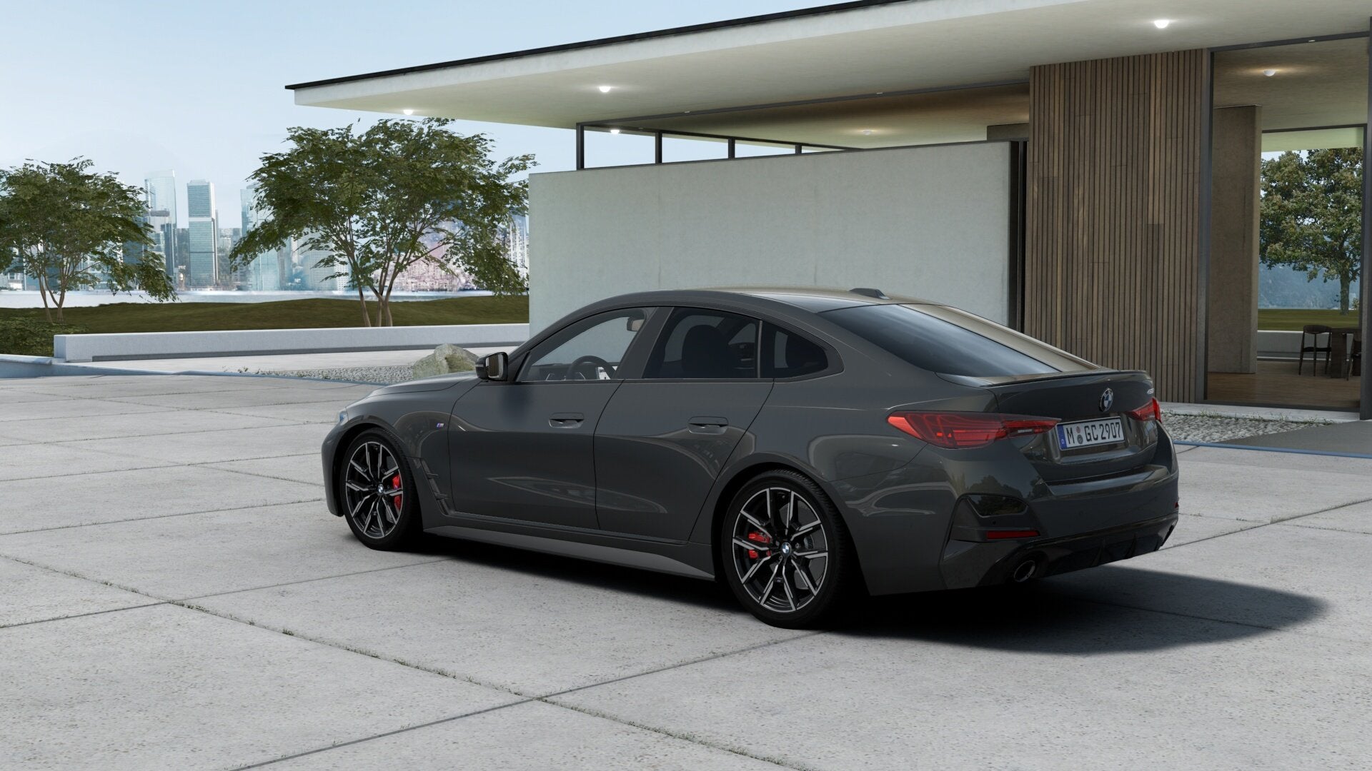 BMW 4 Serie Gran Coupé 420i M Sport Automaat / Parking Assi, Automaat, Zwart, Leder, Bedrijf