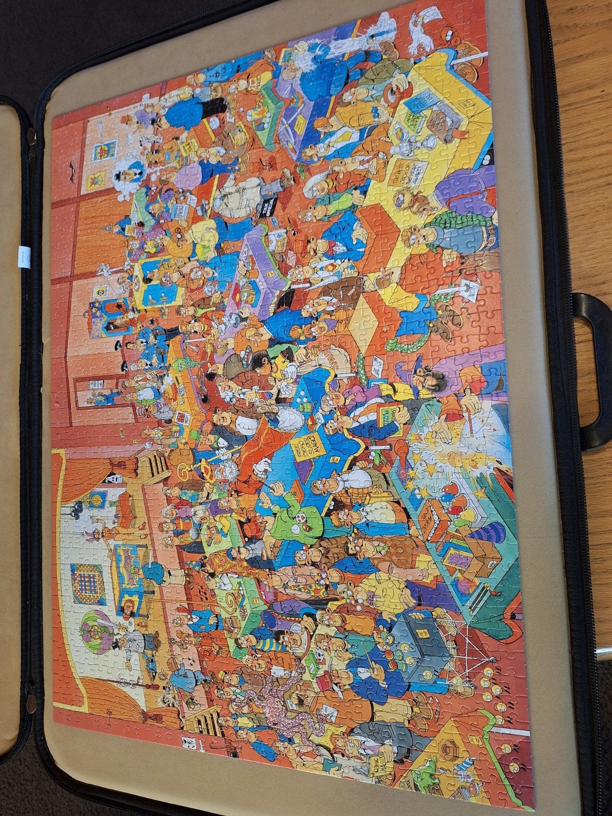 Jan van Haasteren puzzel  De Goochelbeurs, Ophalen