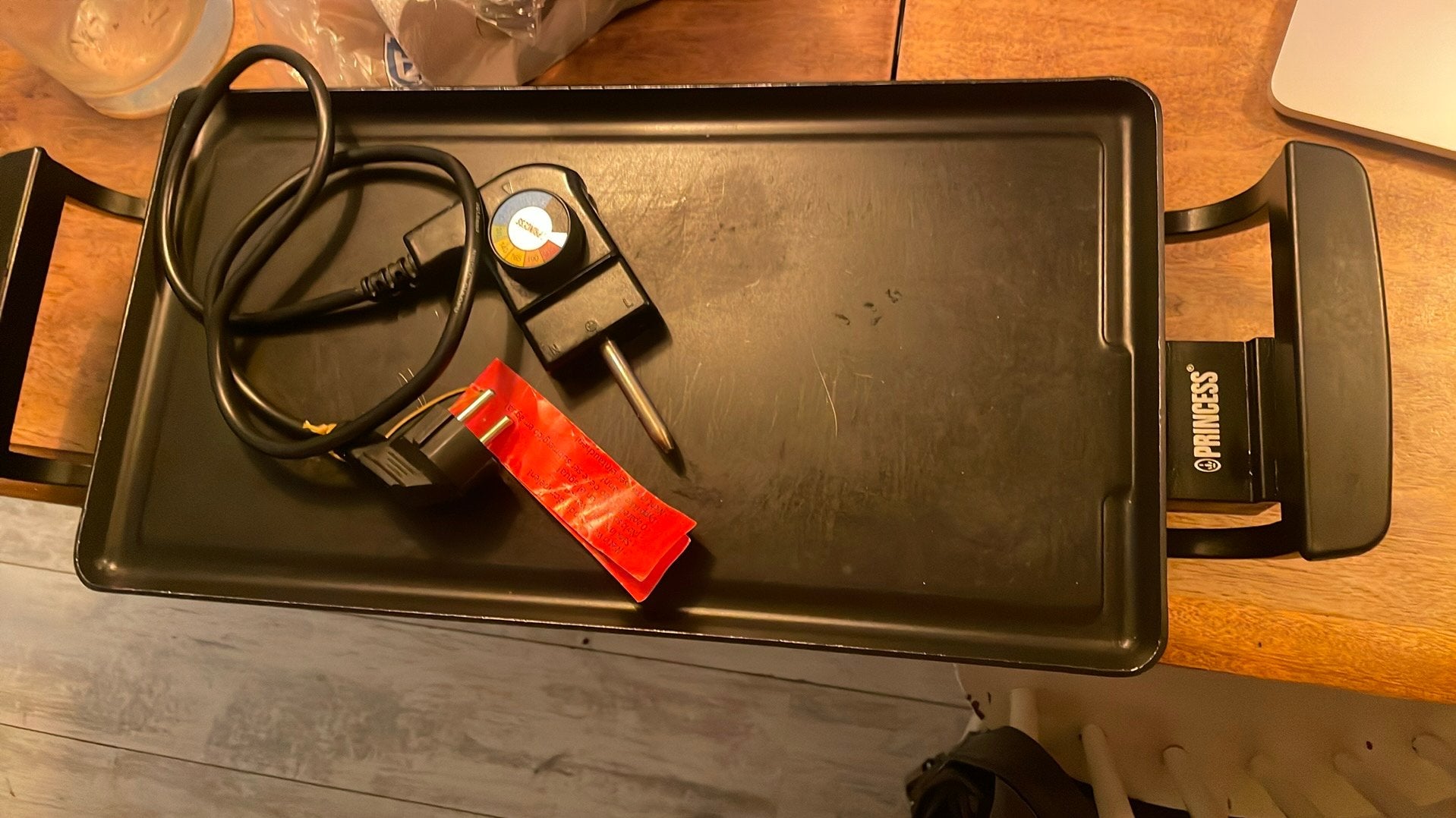 Bakplaat, grillplaat van princess, Ophalen of Verzenden, Gebruikt, Tafelgrill