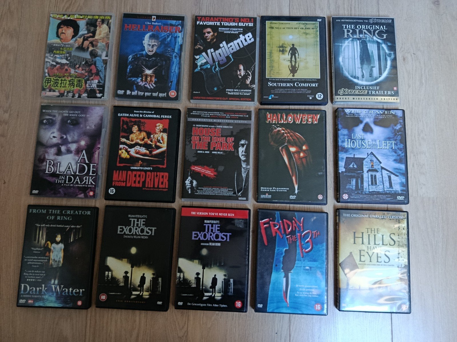 Regio 2 Horror pakket dvd's, Vanaf 16 jaar, Ophalen of Verzenden, Zo goed als nieuw, Overige genres