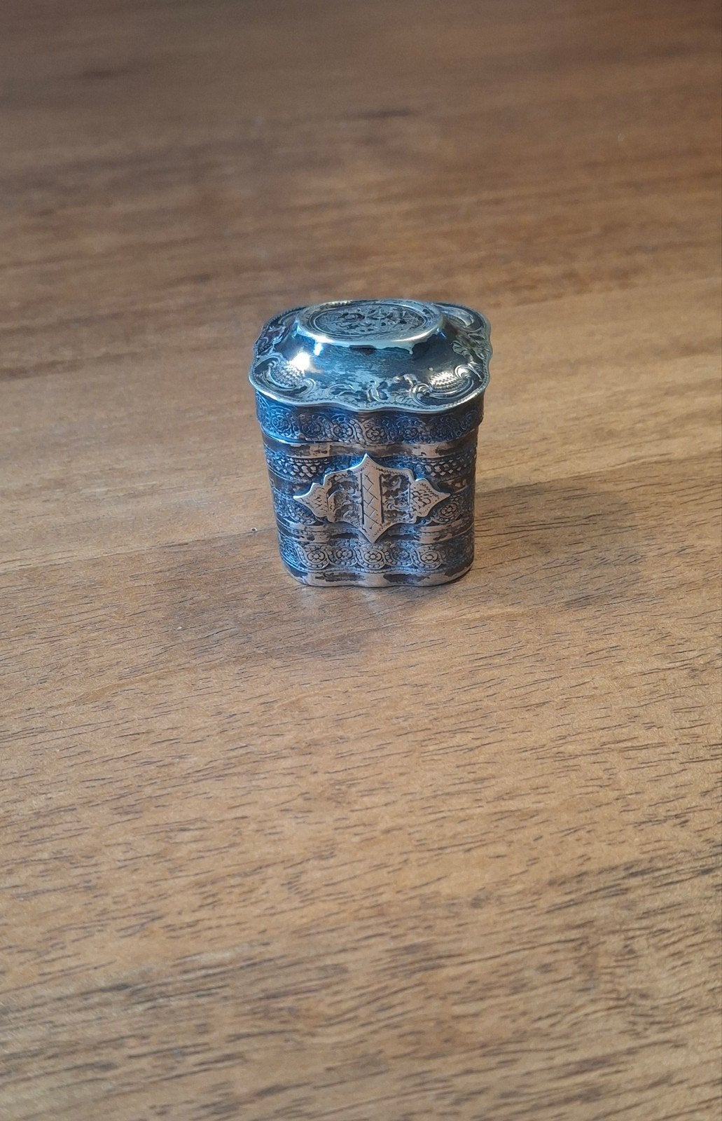 Zilveren lodereindoosje/geurdoosje., Ophalen of Verzenden, Gebruikt, Zilver, Trollbeads