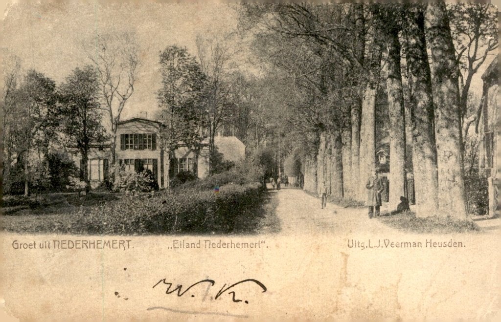 Nederhemert Eiland Nederhemert # 314, Verzenden, Voor 1920, Gelopen, Gelderland