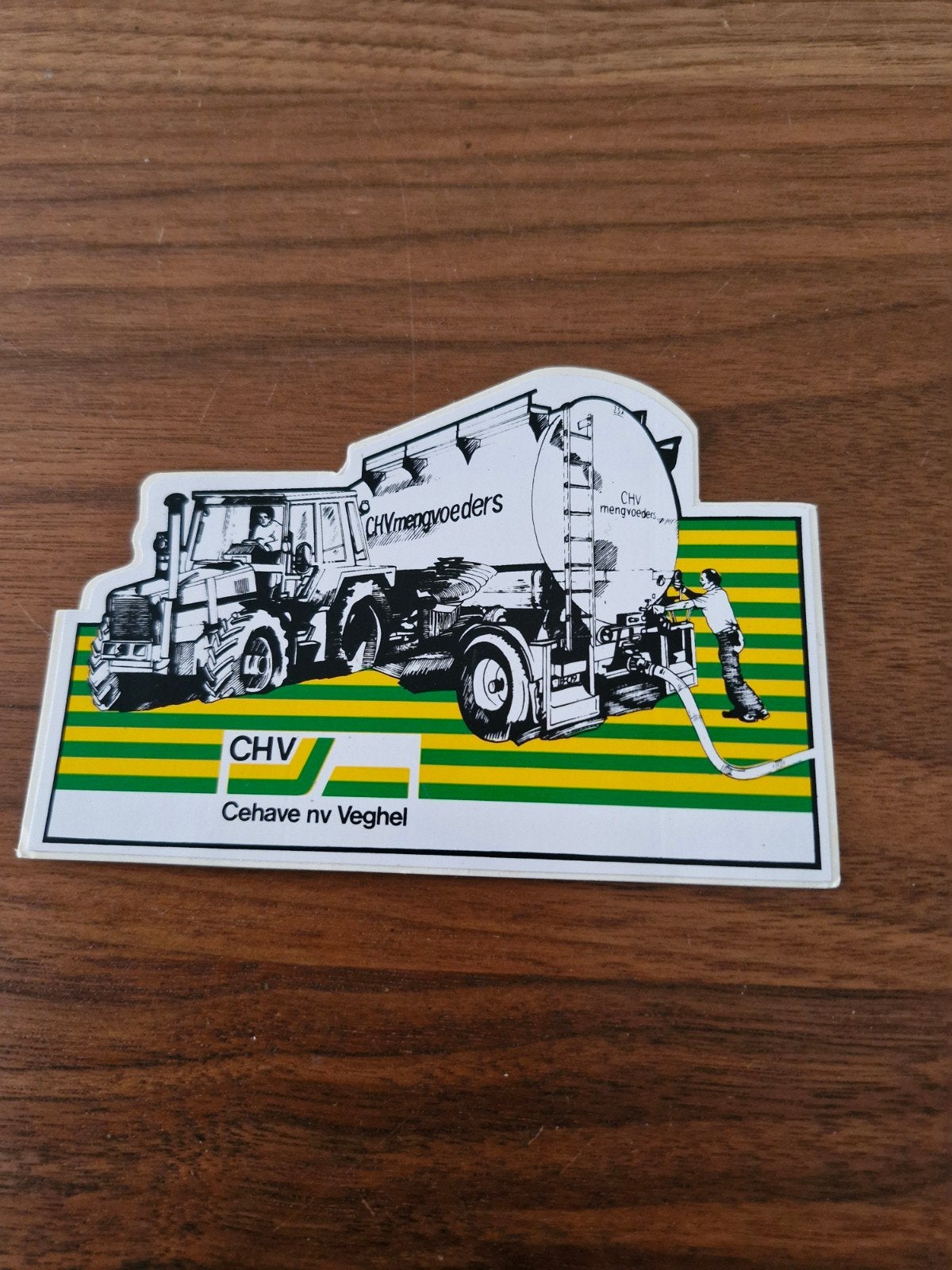 650 Vintage CHV Cehave nv Veghel Mengvoeders Sticker, Verzamelen, Ophalen of Verzenden, Zo goed als nieuw, Overige typen