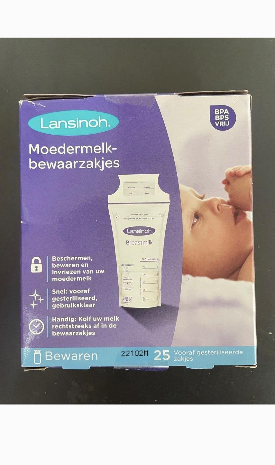 Nieuwe verpakking Lansinoh Moedermelk Bewaarzakjes 25 stuks, Kinderen en Baby's, Overige merken, Overige typen, Nieuw, Ophalen of Verzenden
