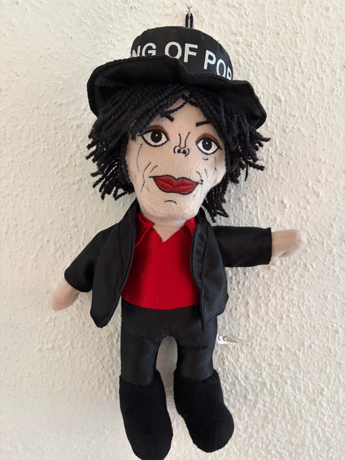 Muziek / Artiesten / Pluche Michael Jackson - King of Pop, Ophalen of Verzenden, Zo goed als nieuw, Pop, Beeldje of Miniatuur