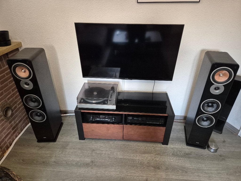 Set: Teufel Ultima 40 MK2 - Marantz NR1607, Audio, Tv en Foto, Luidsprekers, Stereo speakers, Inclusief kabels, Zo goed als nieuw