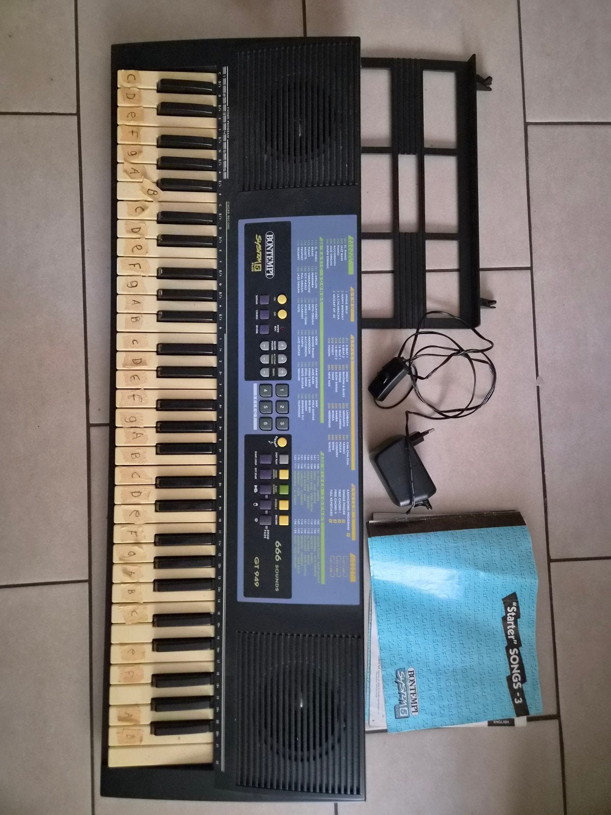 Bontempi GT 949 Keyboard - Ideaal voor beginners, Ophalen, Gebruikt, 49 toetsen