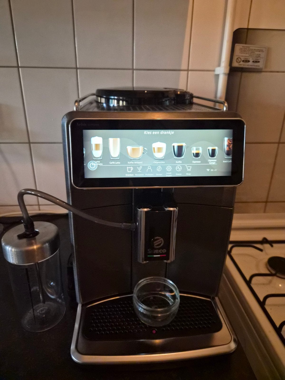 Saeco Xelsis Suprema aangeboden, Ophalen, Koffiemachine