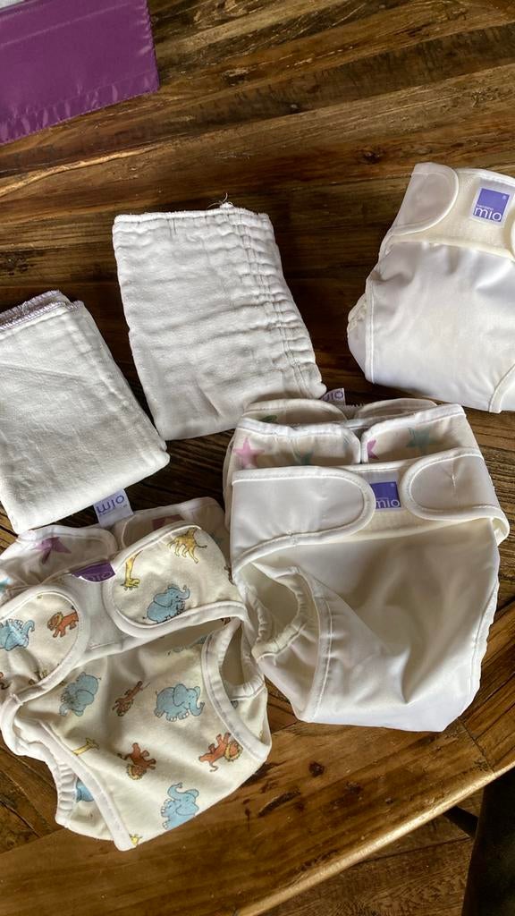 Bambino Mio wasbare luiers en inleggers, Ophalen of Verzenden, Gebruikt