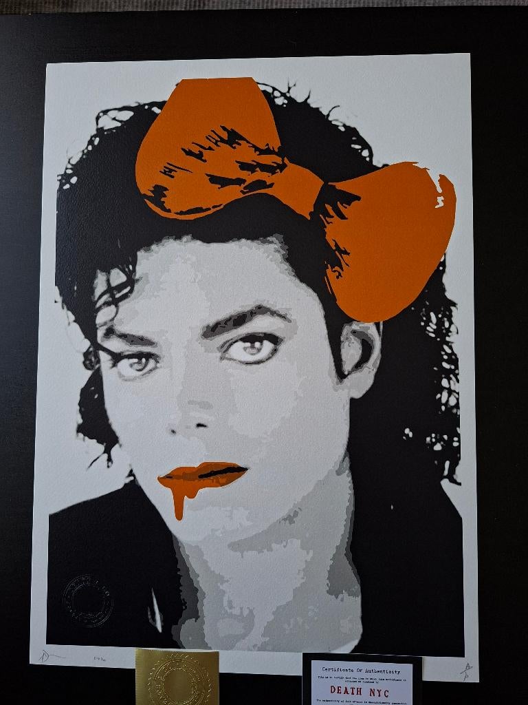 Death NYC, straatkunst, Michael Jackson (Artist Proof), Ophalen